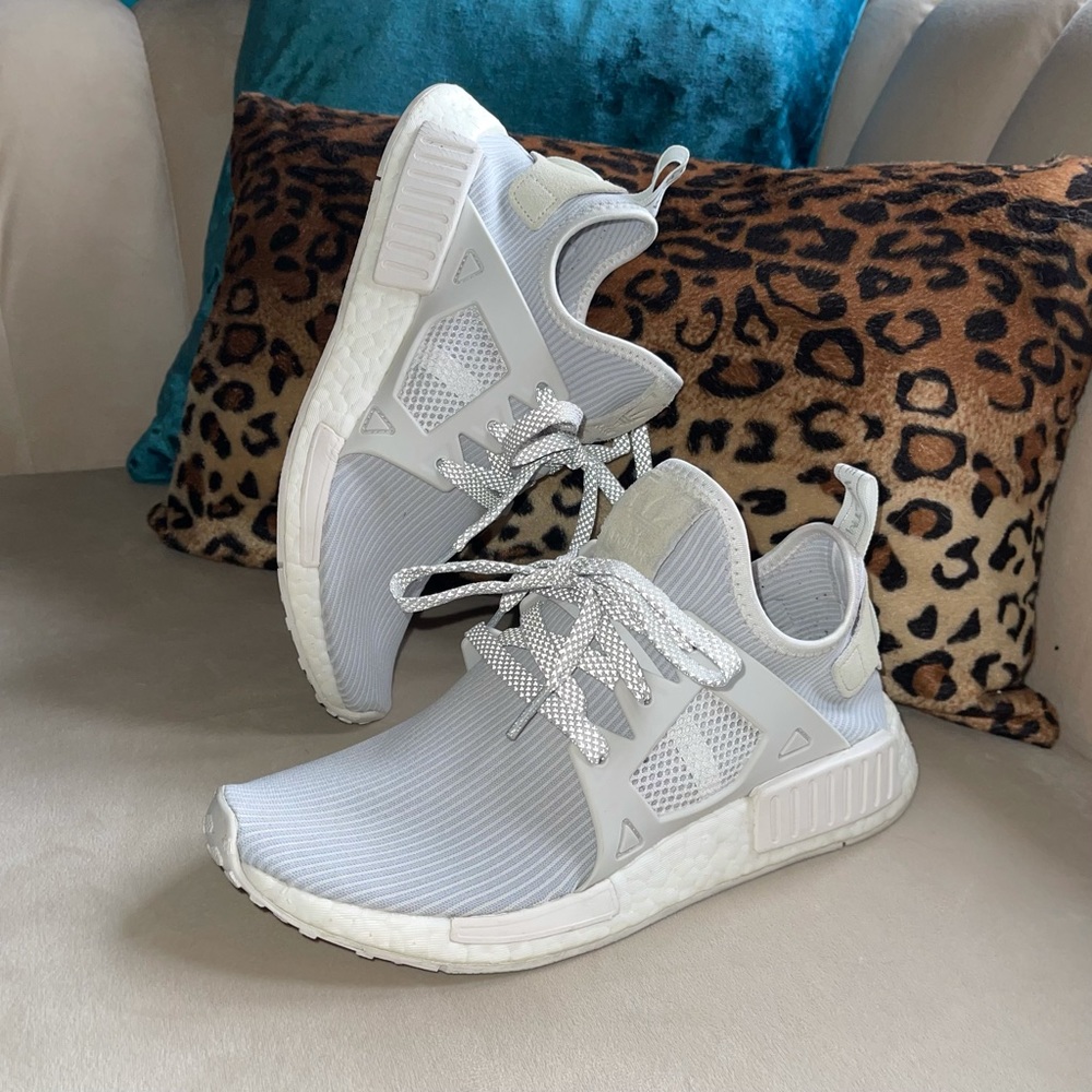 Adidas NMD_XR1 Triple White Size 7, Run Big